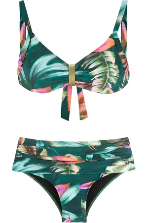 Lygia & Nanny Anne leaf-print bikini