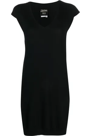 Jean Paul Gaultier 2000s contrast-panel sleeveless knitted dress
