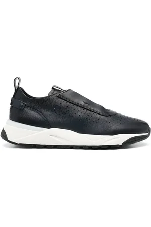 santoni Low-top leather sneakers