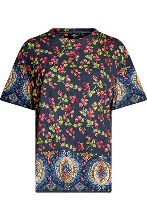 Etro Berry-print cotton T-shirt