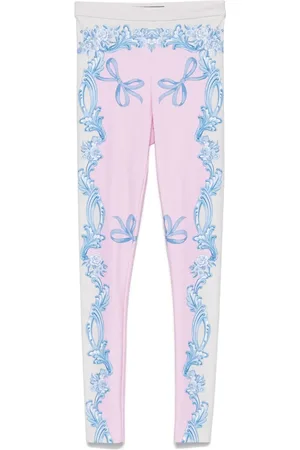 VERSACE Cameo-print leggings