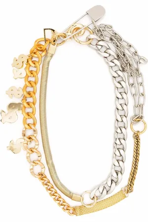 SACAI Dollar multi chain necklace