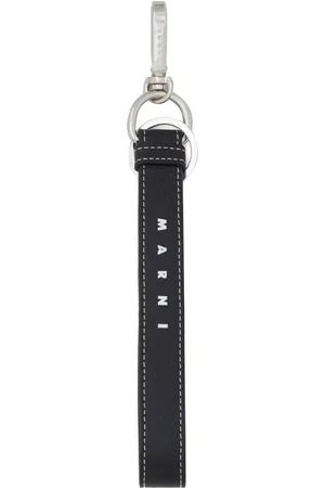 Marni Logo-print leather keyring