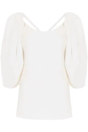 Gloria Coelho Henrique VIII crepe blouse