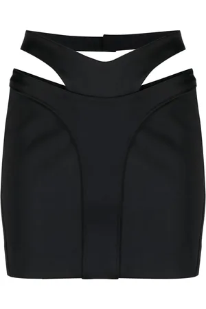 MUGLER Cut-out miniskirt