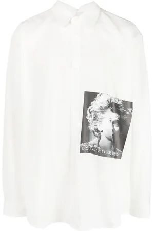 Yuiki Shimoji Lady-print shirt jacket