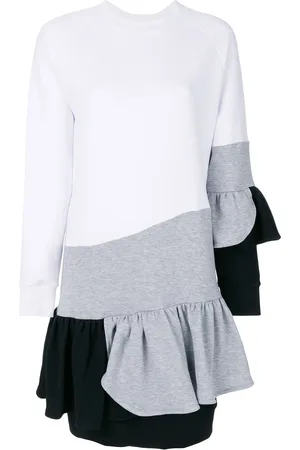 Ioana Ciolacu Colour-block frill dress