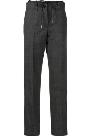 SACAI Drawstring-fastening straight-leg trousers