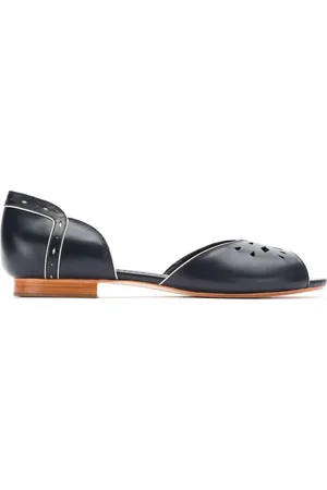 Sarah Chofakian Leather ballerinas