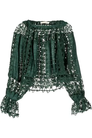 ULLA JOHNSON Kavita lace blouse