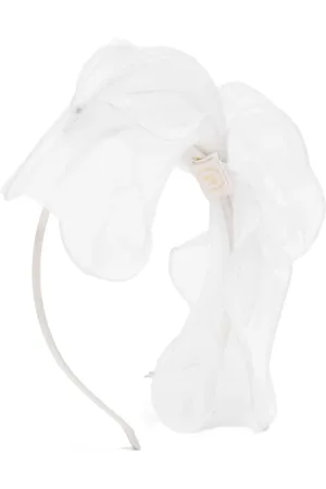 Maison Ava Organza-bow hairband