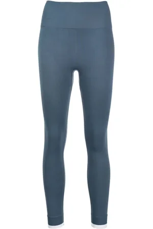 The Upside Logo-print ribbed-edge leggings