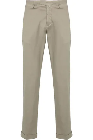 BRIGLIA Slim-cut chino trousers
