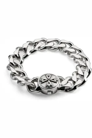 EMANUELE BICOCCHI Logo-engraved bracelet