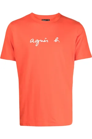 AGNÈS B. Logo-print cotton T-shirt