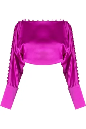 ‎Taller Marmo‎ Mila cropped button blouse