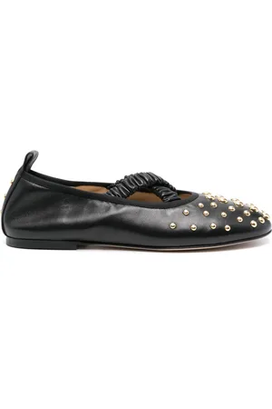 Wandler June leather ballerina shoes