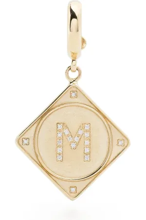 Lauren Rubinski 14kt yellow Bruno diamond pendant