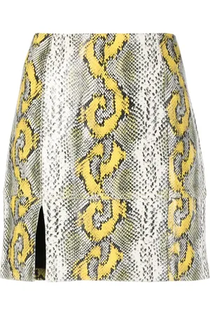 Dorothee Schumacher Python-print leather miniskirt