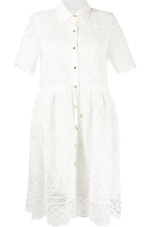 MAX & MOI Nattai guipure-lace minidress