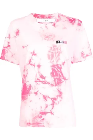 IRO Tie-dye logo patch T-shirt
