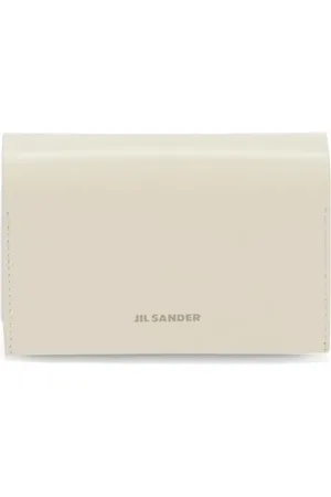 Jil Sander Press-stud fastening leather wallet