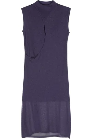 VERSACE 2000s fine-knit midi dress