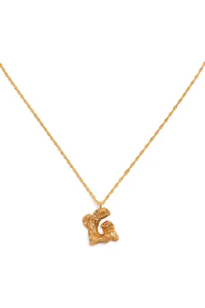 Lee G alphabet pendant necklace