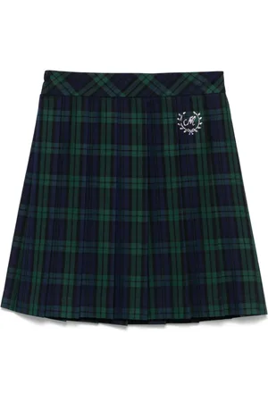 MONNALISA Tartan-check mini skirt