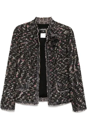 CHANEL 2004 collarless jacket