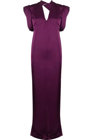 The Attico Kara V-neck dress