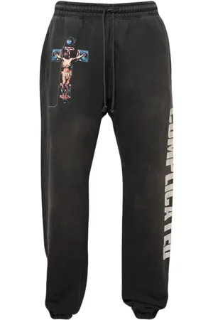 SAINT MXXXXXX Complicated cotton track pants