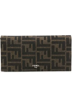 Fendi FF-jacquard bi-fold wallet