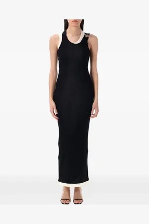 Jean Paul Gaultier Ribbed cotton dress