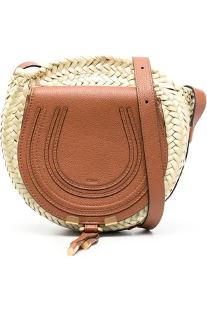 Chloé Marci Raffia crossbody bag