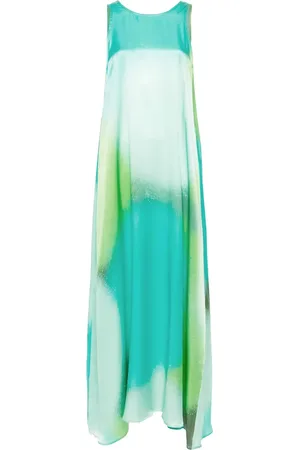 GIANLUCA CAPANNOLO Elena abstract-pattern silk dress