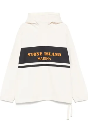 Stone Island Embroidered-logo hoodie