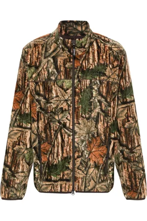 Gramicci Logo-embroidered leaf-print jacket