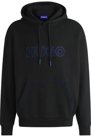 HUGO BOSS Stitched-logo hoodie
