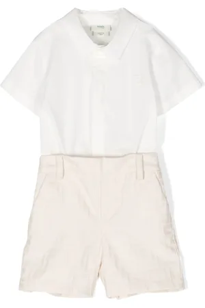Fendi FF-jacquard shorts set