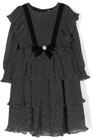 PATACHOU Polka-dot ruffled dress