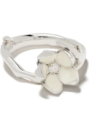 SHAUN LEANE Cherry Blossom diamond flower ring
