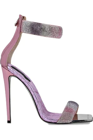 Philipp Plein Mirror Crystal 120mm stud-embellished sandals