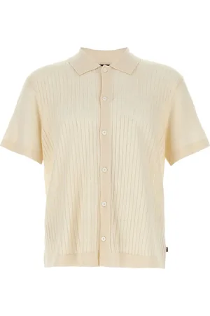 HUGO BOSS Ribbed short-sleeve shirt