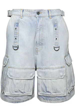 Vetements Cargo denim shorts