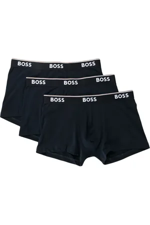 HUGO BOSS Logo-waistband boxers (set of three)