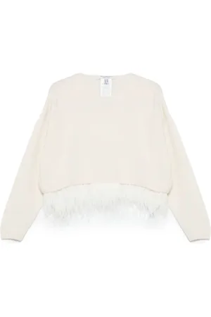 Serafini Feather-detailed sweater