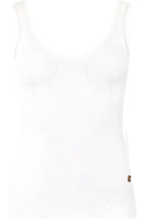 Roberto Cavalli Ribbed-knit tank top