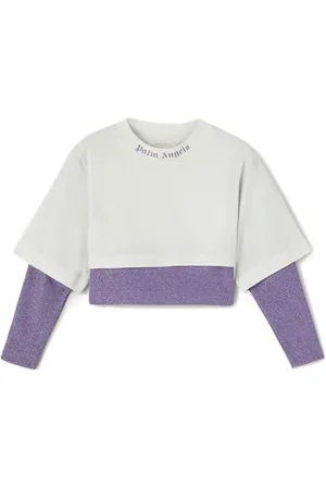 Palm Angels Lurex layered T-shirt