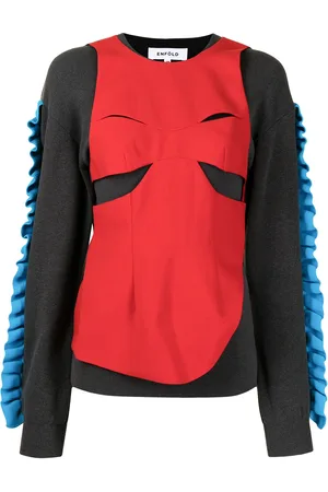 ENFÖLD Layered panelled sweatshirt